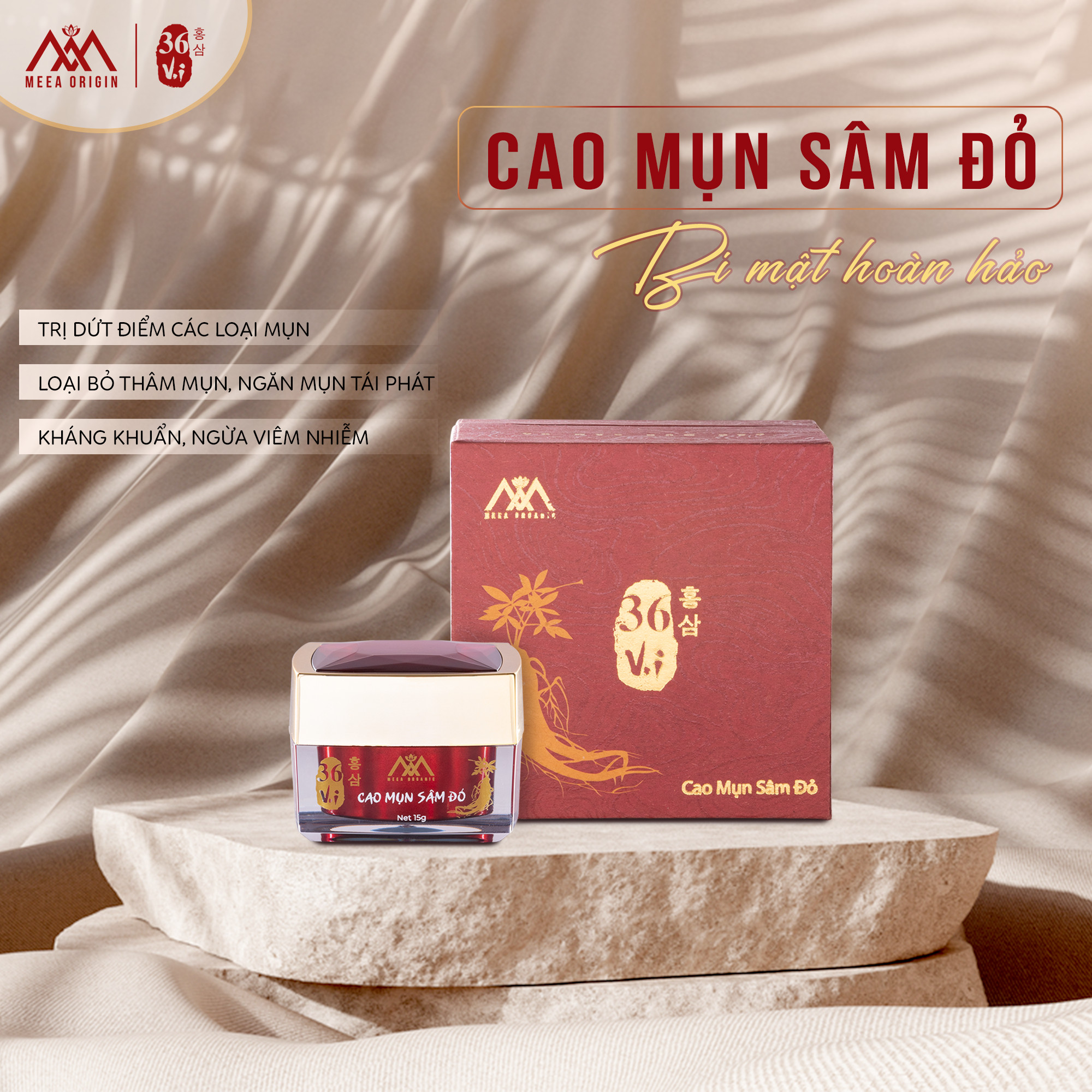 Cao mụn sâm đỏ MEEA